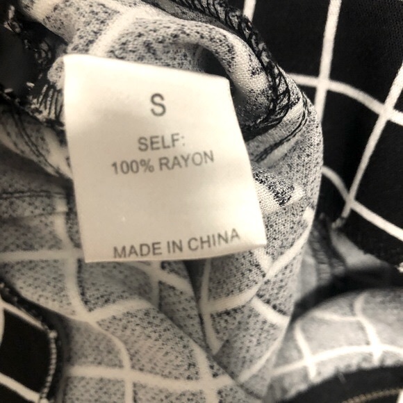 ⭐️HP⭐️ Sophie Rue High Waisted Shorts w/ Pockets Black & White Womens Small - Picture 5 of 7